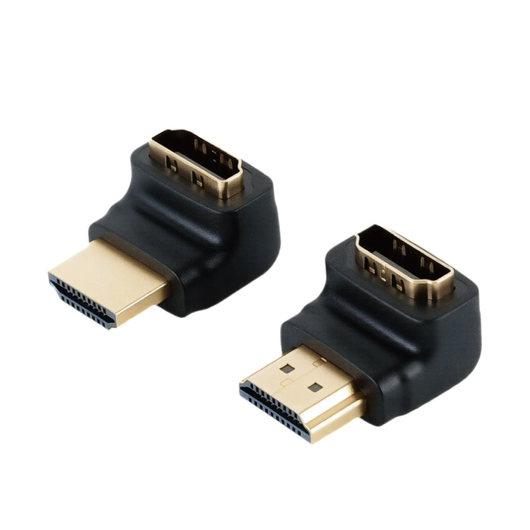 Tecmojo 2 Pack HDMI Adapter 90 and 270 Degree Male to Female Adapter Connector 3D&4K Support