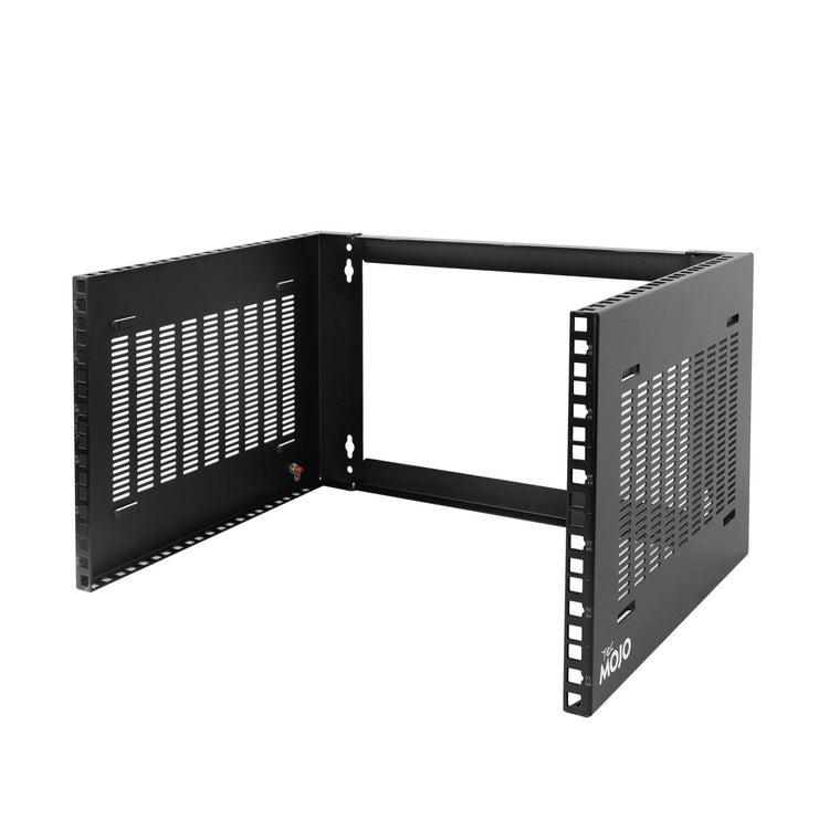Tecmojo 6U Foldable Wall Mount Rack 13.8in Deep for Shallow Server and IT Equipment