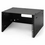 Tecmojo Server Rack 6U Wall Mount Open Frame Rack 300mm Deep 19'' Width with Top Cover for Shallow Server, Network Switches, IT Equipment