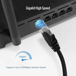 Tecmojo Ethernet Cable 0.5M, CAT 6 Ethernet Cable 12 Pack LAN Gigabit, RJ45 Pure Copper Core 1000Mbps for 250Mhz/s Cord, Network Patch Cord for Router Modem Patch Panel Faster Than Cat 5e/Cat 5, Blue