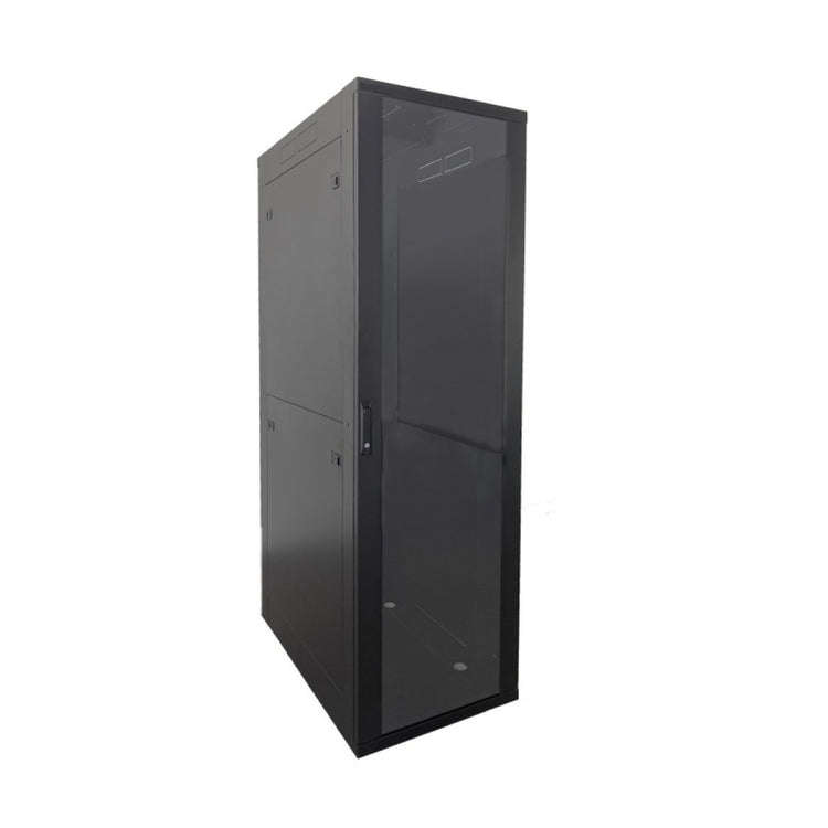 Tecmojo 600 X 1000 Standard Server Rack 18U Glass+Solid Door