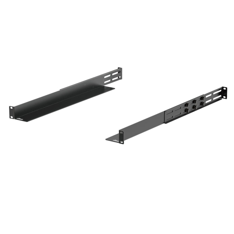 Tecmojo 1U Server Rack Shelf Rail, Adjustable 4 Post Rack Mount Rail with a Depth Range of 530mm to 812mm for Non-Rack Mountable Server/Networking/AV/IT Equipment