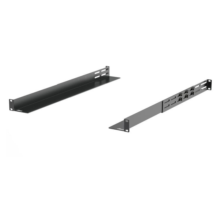 Tecmojo 1U Fully Server Rack Shelf Rail, Adjustable 4 Post Fully Rack Mount Rail with a Depth Range of 530mm to 812mm for Non-Rack Mountable Server/Networking/AV/IT Equipment