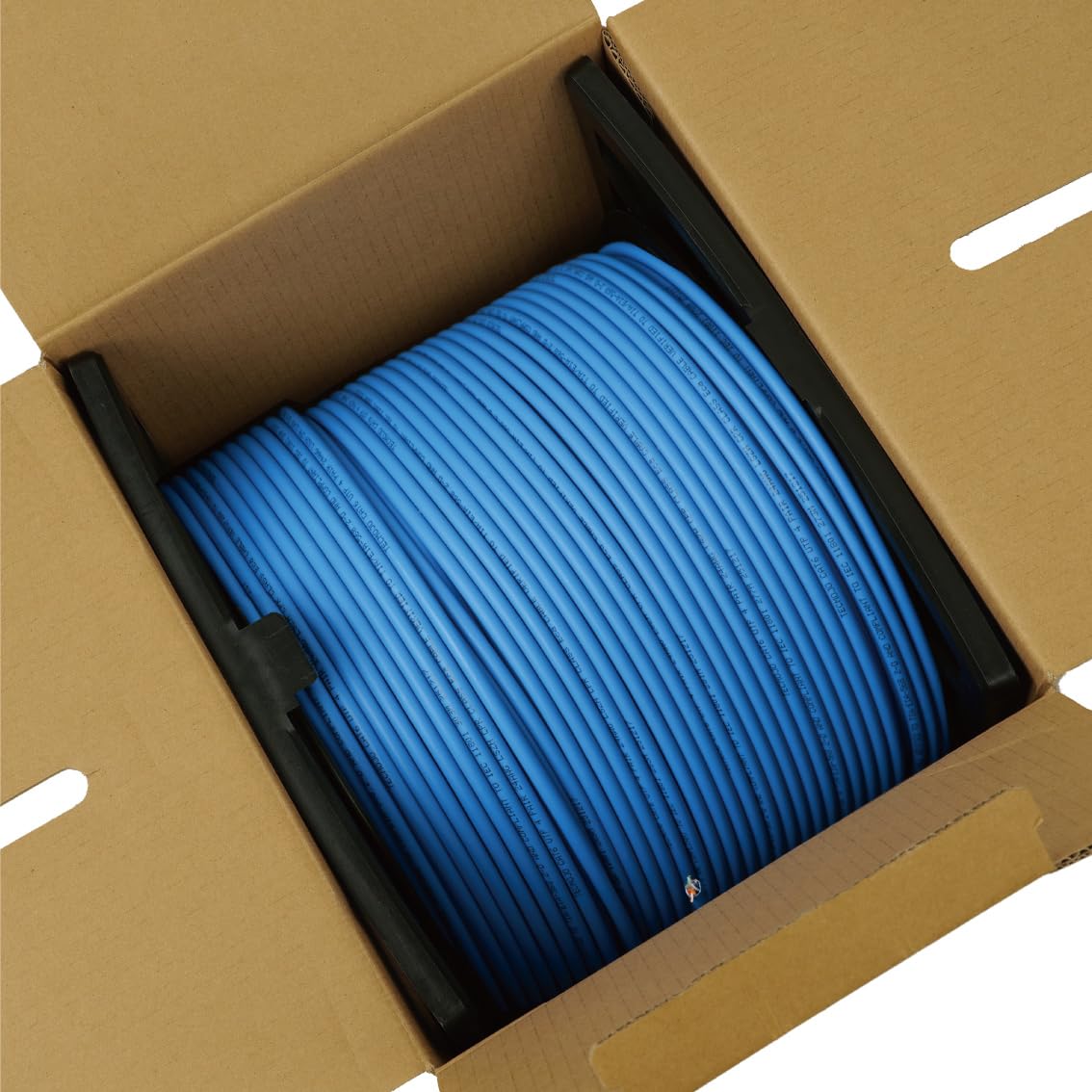 Tecmojo CAT 6 Ethernet Cable Without Connector 305m 24AWG LAN Gigabit Internet LSZH Bulk High Speed Solid Cable for Gaming, Streaming, Office, Home Use, Pull Box, Cat6 Bulk, Blue